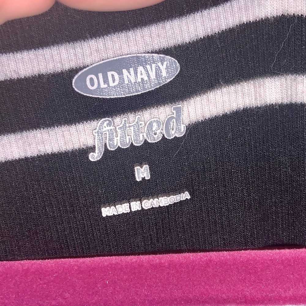 ❤️3/$10❤️ Old Navy M black tank - Picture 2 of 2